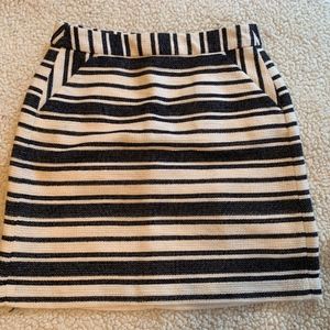 Banana Republic Navy/White mini-skirt